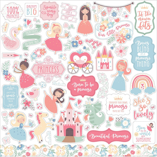 Echo Park Our Little Princess Stickers