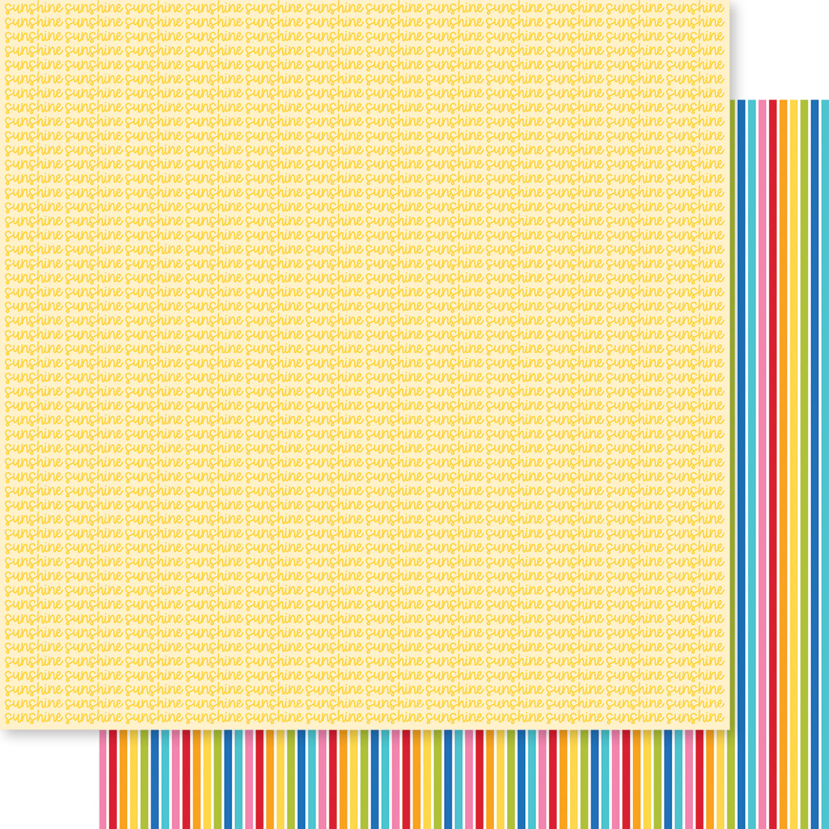Bella Blvd You Are My Sunshine - Sunshine Scrapbook Paper