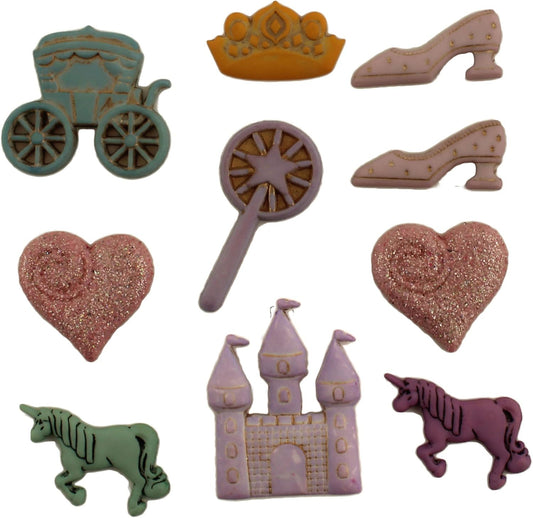 Buttons Galore Fairy Tale Princess Buttons
