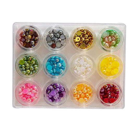Half Pearl 12 Color Assortment Set