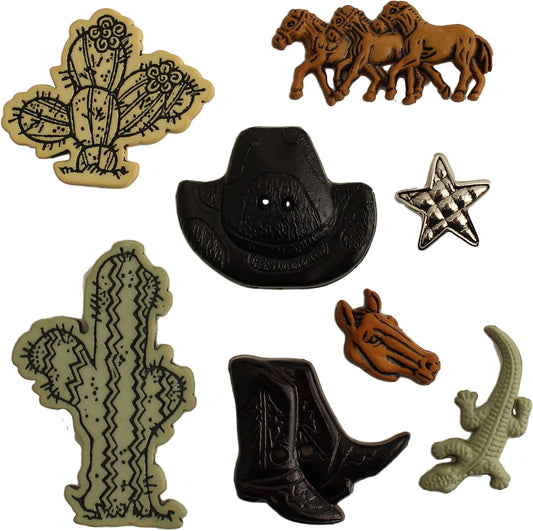 Texas Western Buttons by Buttons Galore