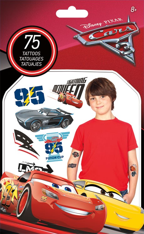 Cars 3 Temporary Tattoos