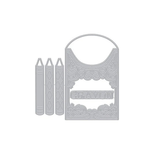 Box of Crayons Metal Dies - by Hero Arts