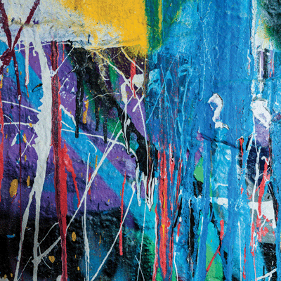 Ella & viv Graffiti Paint Drip Scrapbook Paper