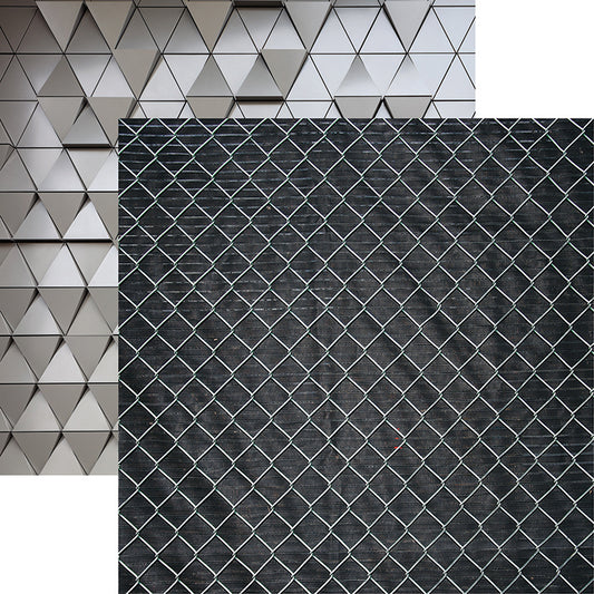 Urban Excursions Fence Scrapbook Paper