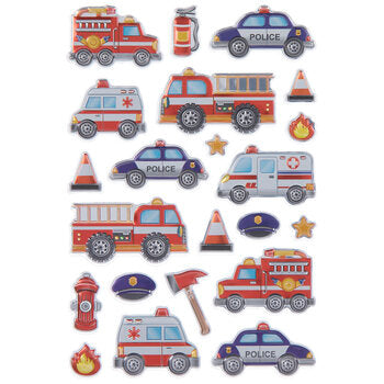 Emergency First Responder 3d Stickers