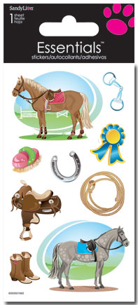 Sandylion Horse 3d Stickers Essentials