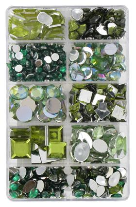 Green Gemstones Embellishments