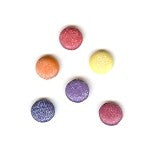 Bright Colored Glitter Round Brads