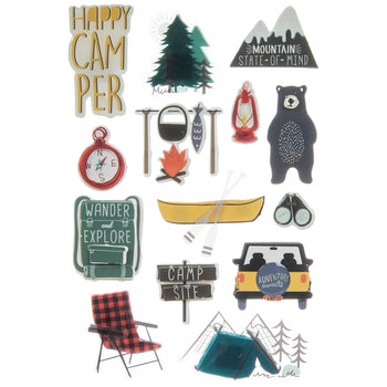 Happy Camper Stickers