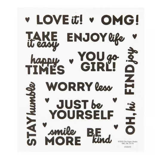 Encouraging Words Inspirational Stickers