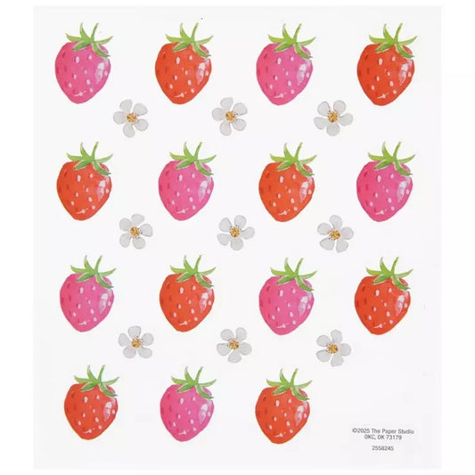 Strawberry Scrapbook Stickers
