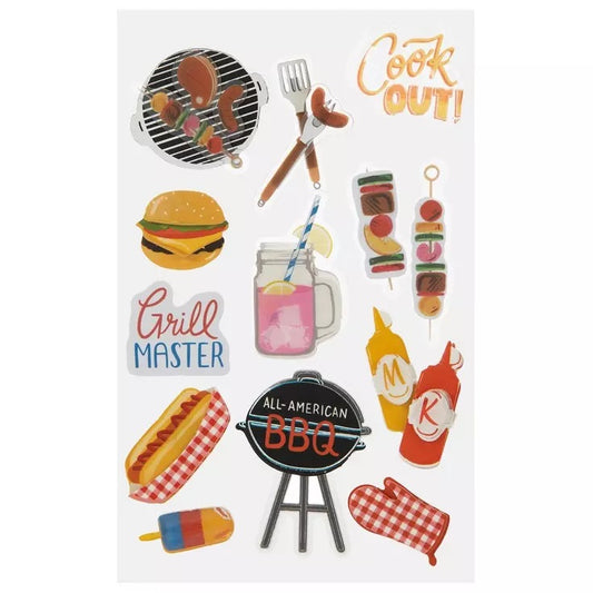 BBQ Picnic Cookout Stickers