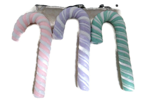 Pastel Candy Cane Ornaments