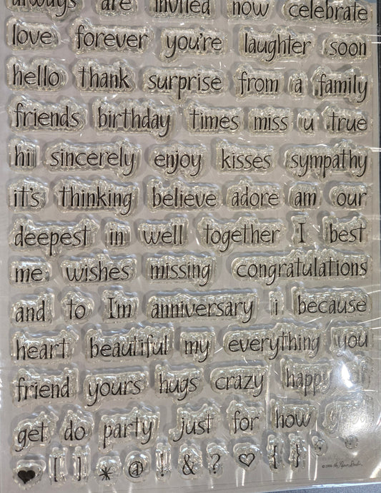 Everyday Expressions Stamp Set