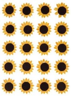 3d Sunflower Stickers