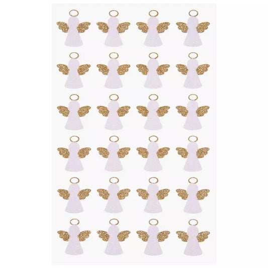 Glitter Angel Stickers