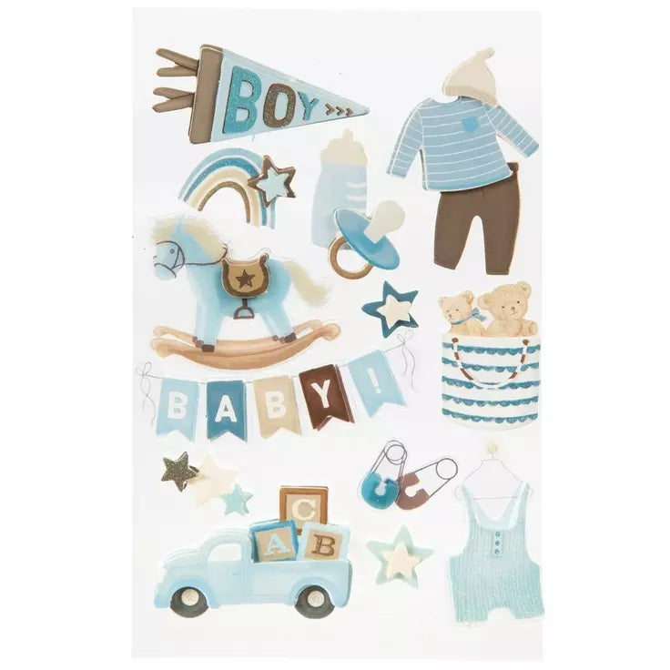 Baby Boy Stickers 3d