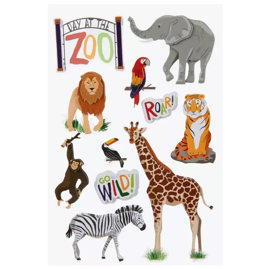 Day at the Zoo Stickers