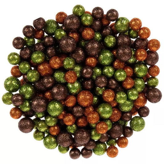 Fall Glitter Balls Vase Filler