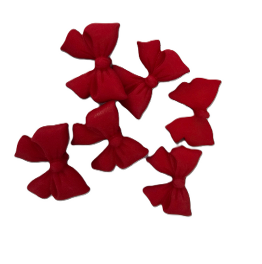 Red Bow Buttons