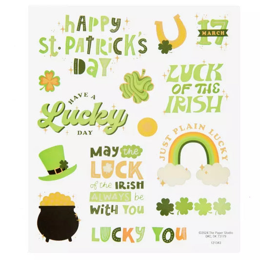 St Paddy's Day Word Stickers