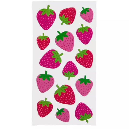 Strawberry foam Stickers