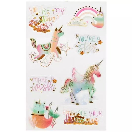 Whimsical Animals Shaker 3d Stickers