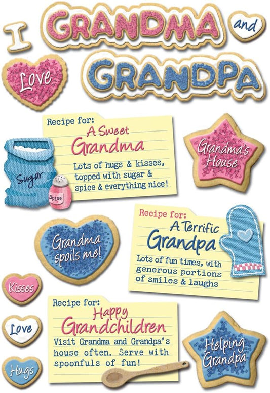 Karen Foster Grandparents Stickers