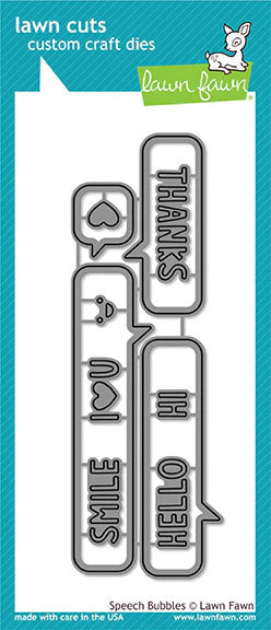 Lawn Fawn Speech Bubbles Dies