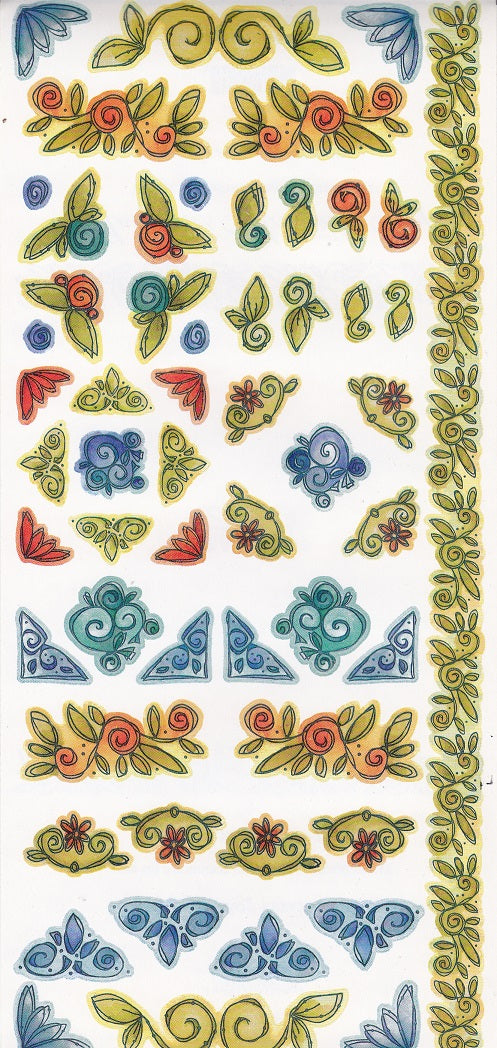 Magenta Joyful Accent Stickers