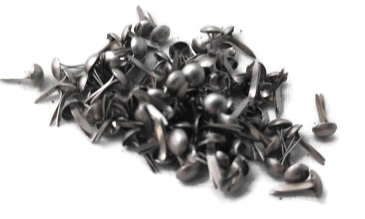 Pewter Mini Round Brads Paper Fasteners