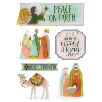 3d Holy Night Stickers