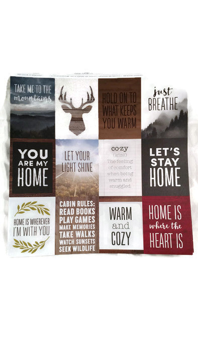 Home Journal Squares Scrapbook Paper