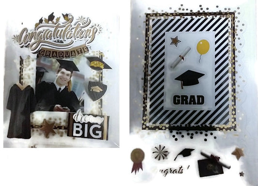 Graduation Frame 3d Stickers Embellishments