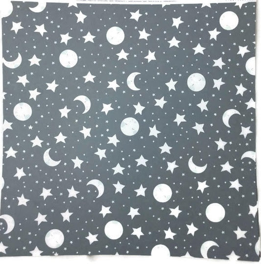 Moon and Stars Scrapbook Paper