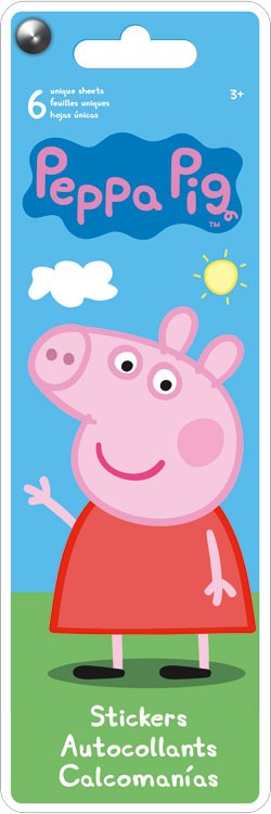Peppa Pig Sticker Flip Pack 6 Sheets