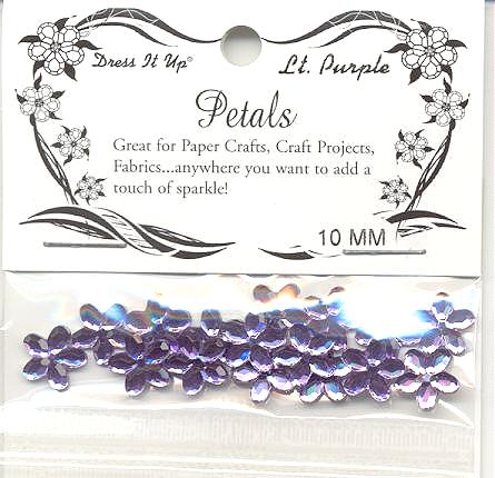 Light Purple Flower Jewel Flatbacks