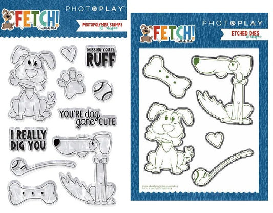 Fetch Stamps and Dies Set