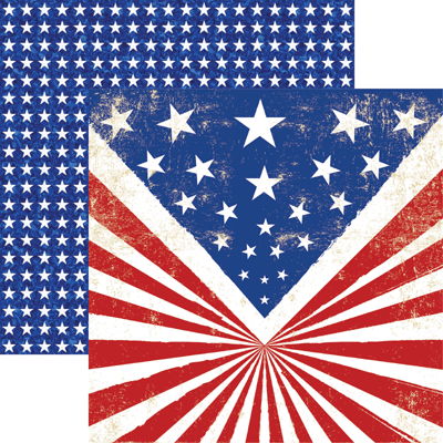 Reminisce All American All American Scrapbook Paper