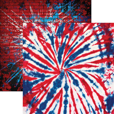 All American America the Beautiful Scrapbook Paper