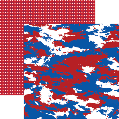 Reminisce all American Land of the Free Scrapbook paper