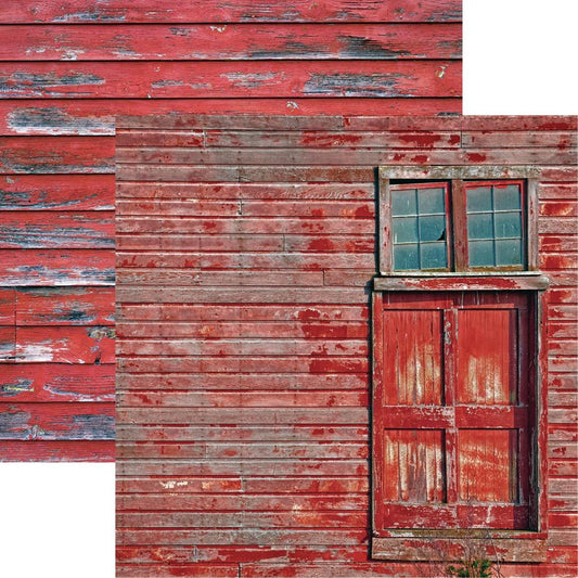 Reminisce Barnwood Beauty 2 Scrapbook Paper