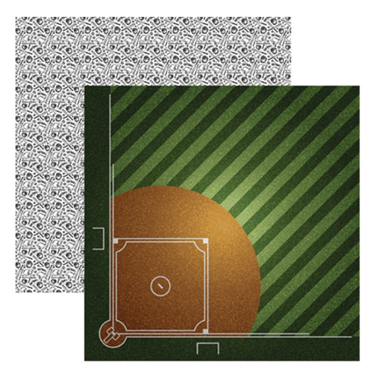 Ball Field - Game Day Softball Scrapbook Paper