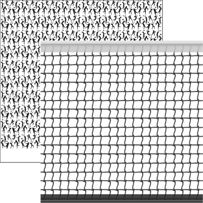 Reminisce Game Day Volleyball 3 Scrapbook Paper