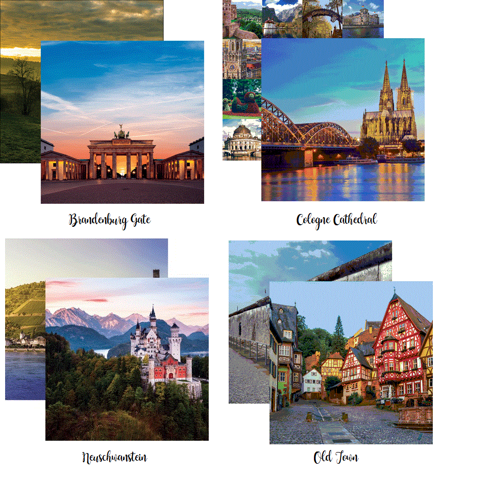 Reminisce Germany Scrapbook Paper Assortment Set