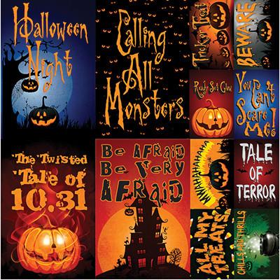 Reminisce Halloween Goosebumps Stickers
