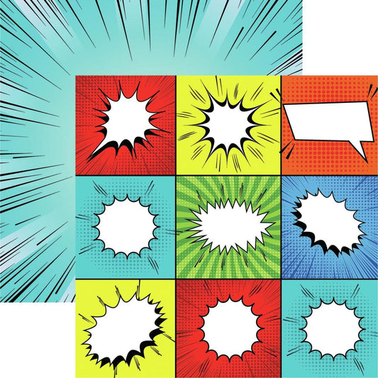 Reminisce Hero #3 Scrapbook Paper