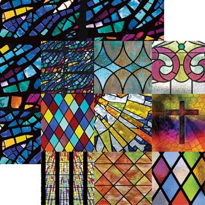 Reminisce In Loving Memory Faith Scrapbook Paper