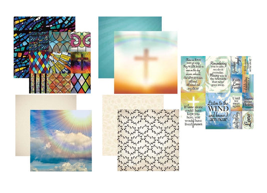 In Loving Memory - 12X12 Scrapbook Papers & Stickers